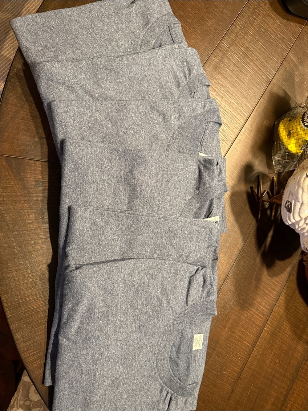 Gildan Kids Heathered Blue-Gray Leggings